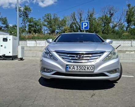 Серый Хендай Соната, объемом двигателя 2 л и пробегом 212 тыс. км за 7800 $, фото 1 на Automoto.ua