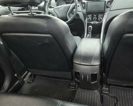 Серый Хендай Соната, объемом двигателя 2 л и пробегом 246 тыс. км за 6800 $, фото 5 на Automoto.ua