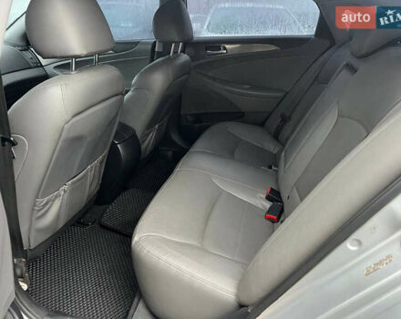 Серый Хендай Соната, объемом двигателя 2.36 л и пробегом 140 тыс. км за 10600 $, фото 13 на Automoto.ua