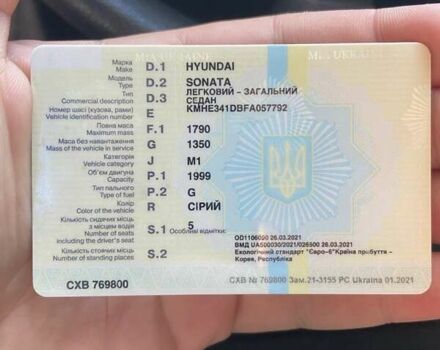Сірий Хендай Соната, об'ємом двигуна 2 л та пробігом 351 тис. км за 8600 $, фото 2 на Automoto.ua