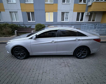 Серый Хендай Соната, объемом двигателя 2 л и пробегом 320 тыс. км за 6999 $, фото 4 на Automoto.ua