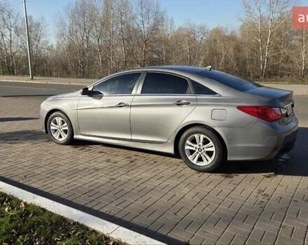 Серый Хендай Соната, объемом двигателя 2.4 л и пробегом 268 тыс. км за 7500 $, фото 5 на Automoto.ua