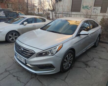Серый Хендай Соната, объемом двигателя 2.4 л и пробегом 170 тыс. км за 9500 $, фото 1 на Automoto.ua