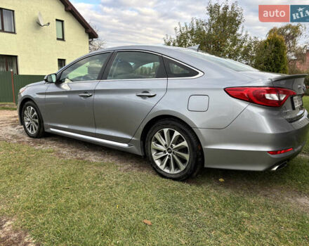 Серый Хендай Соната, объемом двигателя 2.36 л и пробегом 100 тыс. км за 9000 $, фото 7 на Automoto.ua
