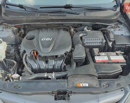 Серый Хендай Соната, объемом двигателя 2.36 л и пробегом 107 тыс. км за 8500 $, фото 3 на Automoto.ua