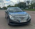 Серый Хендай Соната, объемом двигателя 2.4 л и пробегом 125 тыс. км за 8200 $, фото 2 на Automoto.ua