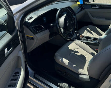 Серый Хендай Соната, объемом двигателя 2.36 л и пробегом 134 тыс. км за 11500 $, фото 15 на Automoto.ua