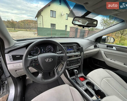 Серый Хендай Соната, объемом двигателя 2.36 л и пробегом 100 тыс. км за 9000 $, фото 15 на Automoto.ua
