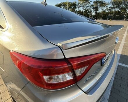 Серый Хендай Соната, объемом двигателя 2.4 л и пробегом 158 тыс. км за 9500 $, фото 9 на Automoto.ua