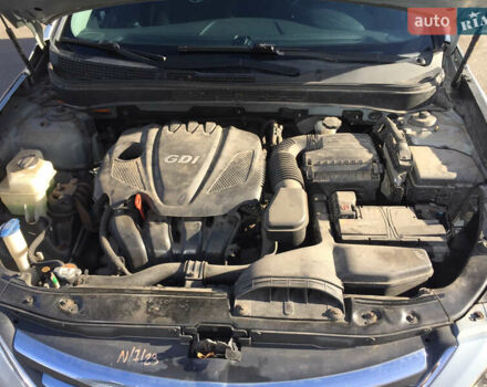 Серый Хендай Соната, объемом двигателя 2.36 л и пробегом 160 тыс. км за 8900 $, фото 19 на Automoto.ua