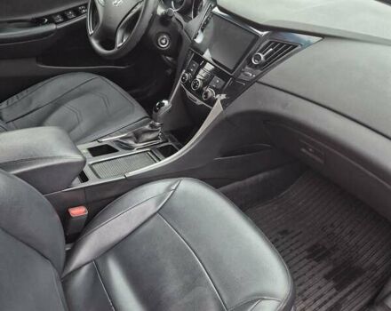 Серый Хендай Соната, объемом двигателя 2 л и пробегом 246 тыс. км за 6800 $, фото 8 на Automoto.ua