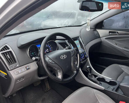 Серый Хендай Соната, объемом двигателя 2.36 л и пробегом 140 тыс. км за 10600 $, фото 21 на Automoto.ua