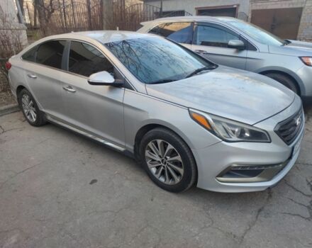 Серый Хендай Соната, объемом двигателя 2.4 л и пробегом 170 тыс. км за 9500 $, фото 3 на Automoto.ua