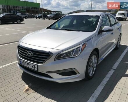 Серый Хендай Соната, объемом двигателя 2.36 л и пробегом 134 тыс. км за 11500 $, фото 1 на Automoto.ua