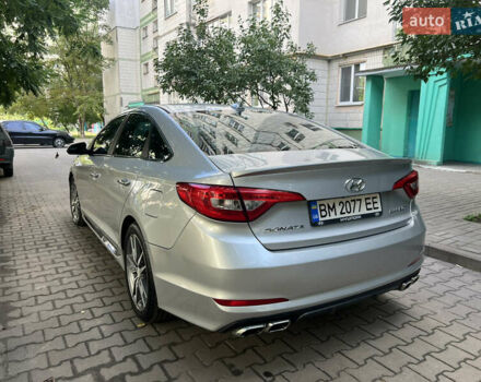 Серый Хендай Соната, объемом двигателя 2 л и пробегом 138 тыс. км за 10899 $, фото 7 на Automoto.ua