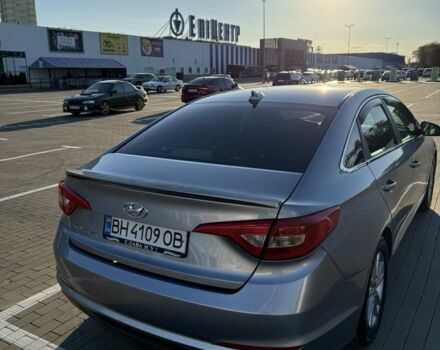 Серый Хендай Соната, объемом двигателя 2.4 л и пробегом 158 тыс. км за 9500 $, фото 1 на Automoto.ua