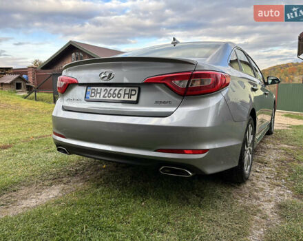 Серый Хендай Соната, объемом двигателя 2.36 л и пробегом 100 тыс. км за 9000 $, фото 5 на Automoto.ua