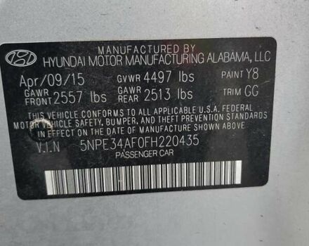 Сірий Хендай Соната, об'ємом двигуна 2.36 л та пробігом 70 тис. км за 1600 $, фото 11 на Automoto.ua