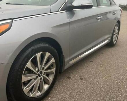 Серый Хендай Соната, объемом двигателя 2.36 л и пробегом 140 тыс. км за 14200 $, фото 2 на Automoto.ua