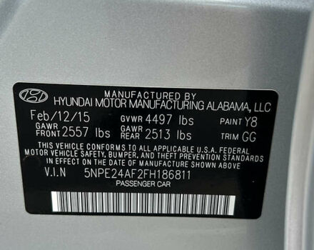 Сірий Хендай Соната, об'ємом двигуна 2.36 л та пробігом 170 тис. км за 9999 $, фото 26 на Automoto.ua