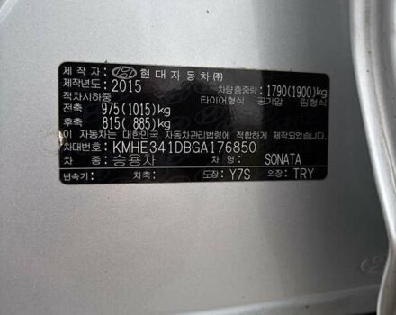 Серый Хендай Соната, объемом двигателя 2 л и пробегом 385 тыс. км за 9000 $, фото 5 на Automoto.ua