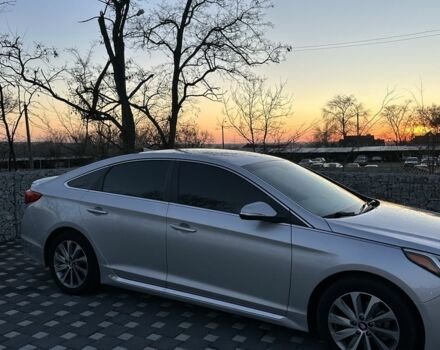 Серый Хендай Соната, объемом двигателя 2.4 л и пробегом 120 тыс. км за 10000 $, фото 3 на Automoto.ua