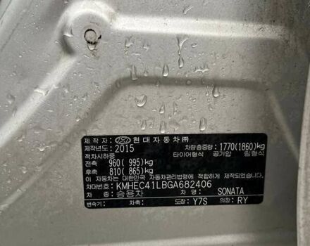 Серый Хендай Соната, объемом двигателя 2 л и пробегом 240 тыс. км за 8100 $, фото 9 на Automoto.ua