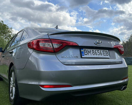 Серый Хендай Соната, объемом двигателя 2.36 л и пробегом 174 тыс. км за 10600 $, фото 7 на Automoto.ua