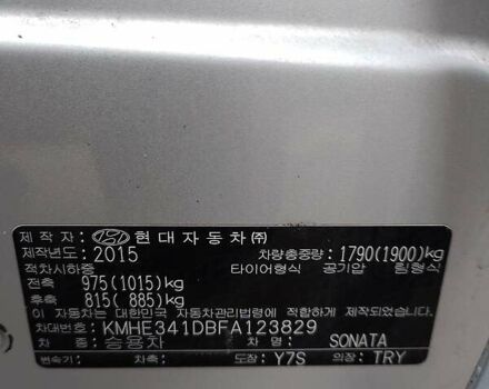 Сірий Хендай Соната, об'ємом двигуна 2 л та пробігом 300 тис. км за 8200 $, фото 27 на Automoto.ua