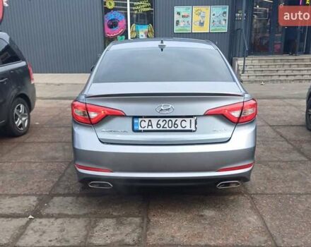 Хендай Соната 2015 у Золотоноше на Automoto.ua Сірий Хендай Соната, об'ємом двигуна 2.36 л та пробігом 90 тис. км за 11300 $, фото 9 на Automoto.ua