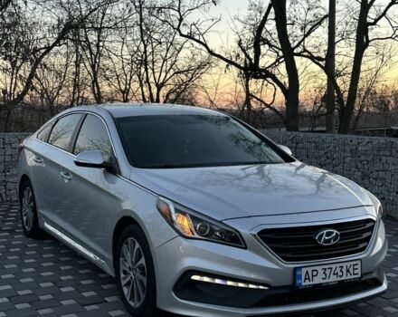 Серый Хендай Соната, объемом двигателя 2.4 л и пробегом 120 тыс. км за 10000 $, фото 1 на Automoto.ua