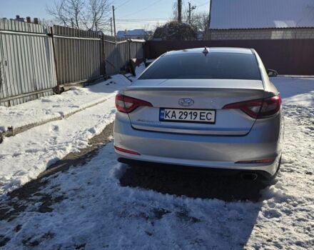 Серый Хендай Соната, объемом двигателя 2.4 л и пробегом 130 тыс. км за 10500 $, фото 1 на Automoto.ua