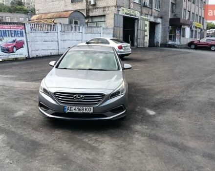 Серый Хендай Соната, объемом двигателя 2.4 л и пробегом 190 тыс. км за 10000 $, фото 17 на Automoto.ua