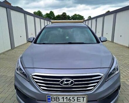 Серый Хендай Соната, объемом двигателя 2.4 л и пробегом 160 тыс. км за 10000 $, фото 3 на Automoto.ua