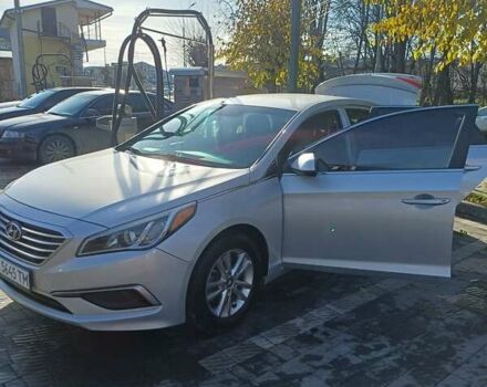 Серый Хендай Соната, объемом двигателя 2.36 л и пробегом 203 тыс. км за 13349 $, фото 4 на Automoto.ua
