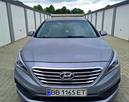 Серый Хендай Соната, объемом двигателя 2.4 л и пробегом 160 тыс. км за 10000 $, фото 4 на Automoto.ua