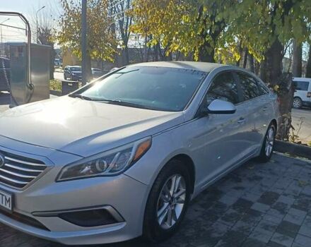 Серый Хендай Соната, объемом двигателя 2.36 л и пробегом 203 тыс. км за 13349 $, фото 6 на Automoto.ua