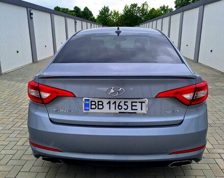 Серый Хендай Соната, объемом двигателя 2.4 л и пробегом 160 тыс. км за 10000 $, фото 8 на Automoto.ua