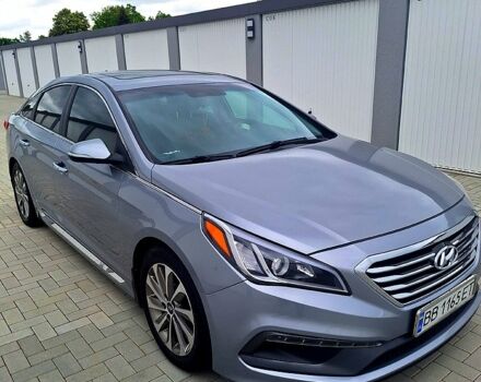 Серый Хендай Соната, объемом двигателя 2.4 л и пробегом 160 тыс. км за 10000 $, фото 2 на Automoto.ua