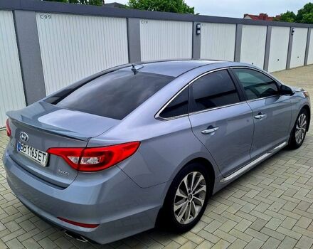 Серый Хендай Соната, объемом двигателя 2.4 л и пробегом 160 тыс. км за 10000 $, фото 1 на Automoto.ua