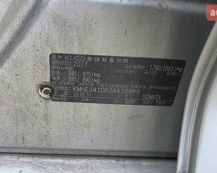 Сірий Хендай Соната, об'ємом двигуна 2 л та пробігом 384 тис. км за 10990 $, фото 7 на Automoto.ua