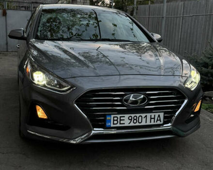 Серый Хендай Соната, объемом двигателя 2.4 л и пробегом 82 тыс. км за 17000 $, фото 41 на Automoto.ua