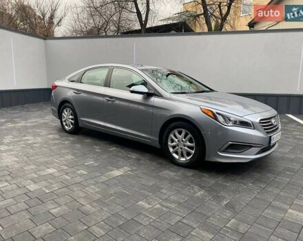 Серый Хендай Соната, объемом двигателя 2.36 л и пробегом 177 тыс. км за 10950 $, фото 4 на Automoto.ua