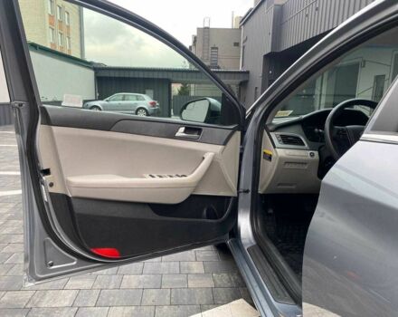 Серый Хендай Соната, объемом двигателя 2.4 л и пробегом 177 тыс. км за 10950 $, фото 14 на Automoto.ua