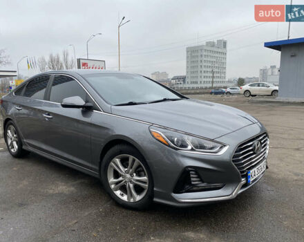 Серый Хендай Соната, объемом двигателя 2.4 л и пробегом 75 тыс. км за 13700 $, фото 3 на Automoto.ua