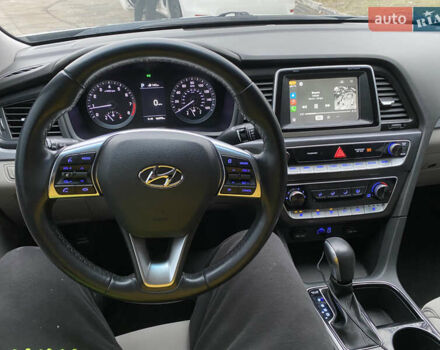 Серый Хендай Соната, объемом двигателя 2.4 л и пробегом 75 тыс. км за 13700 $, фото 15 на Automoto.ua