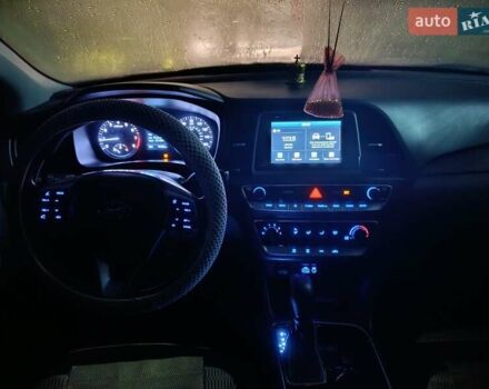 Серый Хендай Соната, объемом двигателя 2.36 л и пробегом 90 тыс. км за 12600 $, фото 1 на Automoto.ua