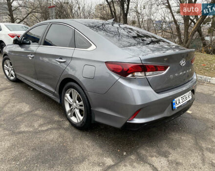 Серый Хендай Соната, объемом двигателя 2.4 л и пробегом 75 тыс. км за 13700 $, фото 5 на Automoto.ua