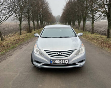 Серый Хендай Соната, объемом двигателя 2.4 л и пробегом 305 тыс. км за 8000 $, фото 1 на Automoto.ua