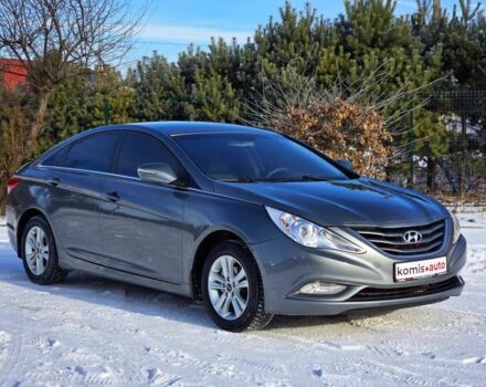Серый Хендай Соната, объемом двигателя 2 л и пробегом 235 тыс. км за 6999 $, фото 1 на Automoto.ua